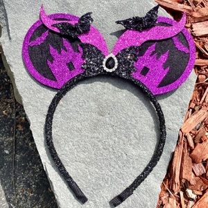 Maleficent Disney Inspired Mouse Ear Headband